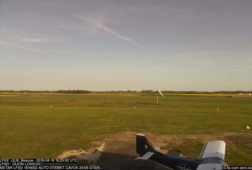 Webcam aérodrome Beaune